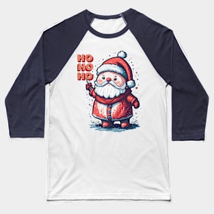 Santa & Ho Ho Ho Baseball T-Shirt